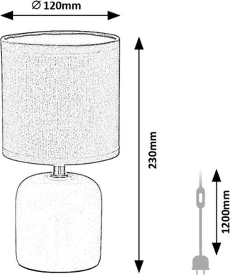 Rabalux DAPHNI stolná lampa 74057