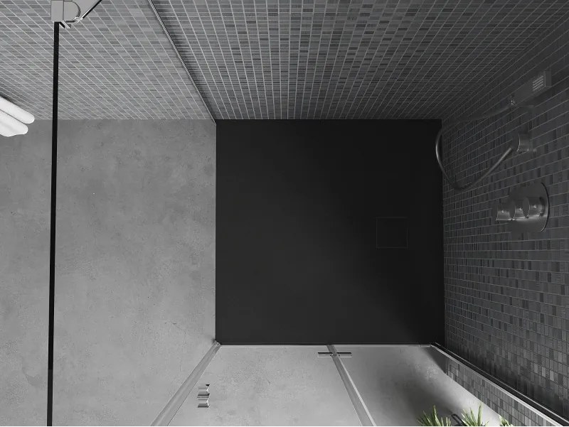 Mexen Bert štvorcový sprchový kút SMC 90 x 90 cm, čierny - 4K709090