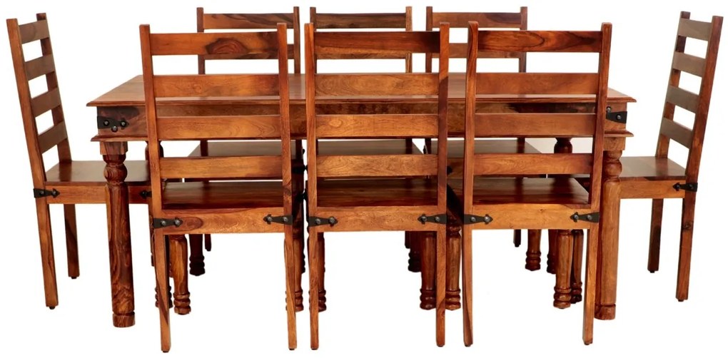 furniture-nabytek.cz - Jídelní souprava pro 8 osob z indického masivu palisandr