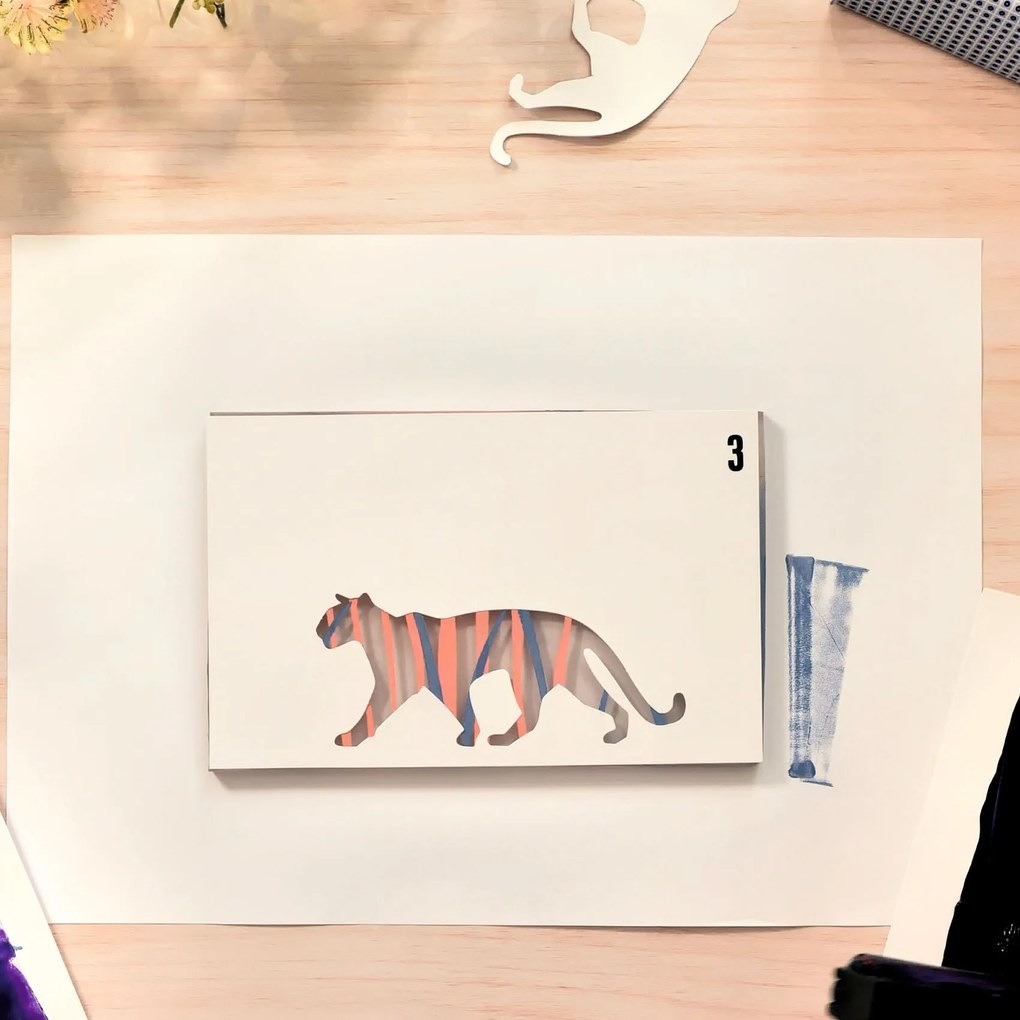 Atelier 47 – Gélová tlač pre tínedžerov aj dospelých – panter