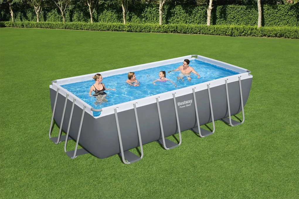 BESTWAY Steel Pro Max Bazénový set 488 x 244 x 122 cm, piesková filtrácia 56671