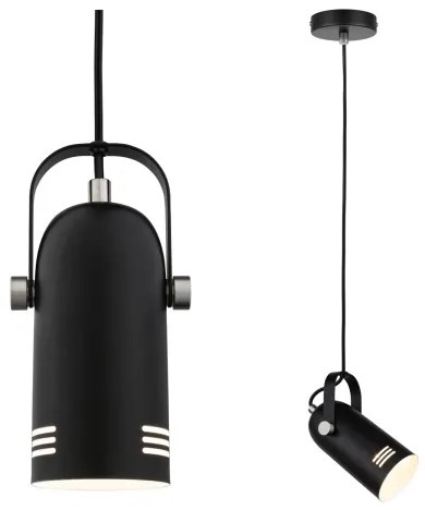 Paulmann 79766 - LED RGBW 1xE27/15W Luster na lankách LAVEA 230V čierny