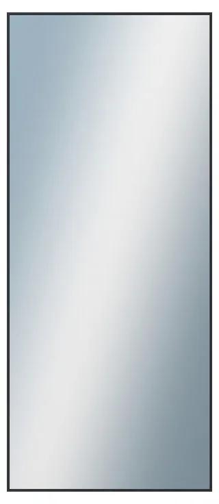 DANTIK - Zrkadlo v rámu, rozmer s rámom 60x140 cm z lišty Hliník čierna (7001021)