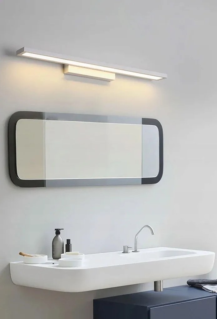 Kúpeľňové svietidlo 80CM APP841-1W strieborné