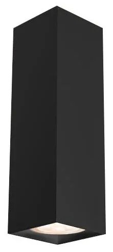 Shilo 4402 - Nástenné svietidlo OZU 2xGU10/15W/230V čierna