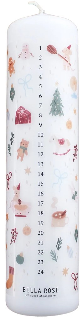 Bella Rose Adventná sviečka Vánoční myšky