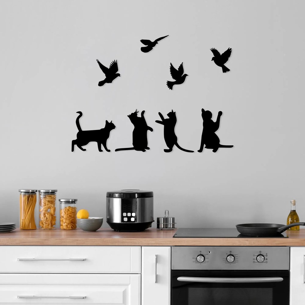Birds Playing With Cats