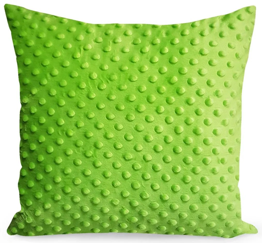 Dekorstudio Dekoračný vankúš MINKY 14 v limetkovej farbe Varianta: Rozmer obliečky na vankúš: 40x40 cm