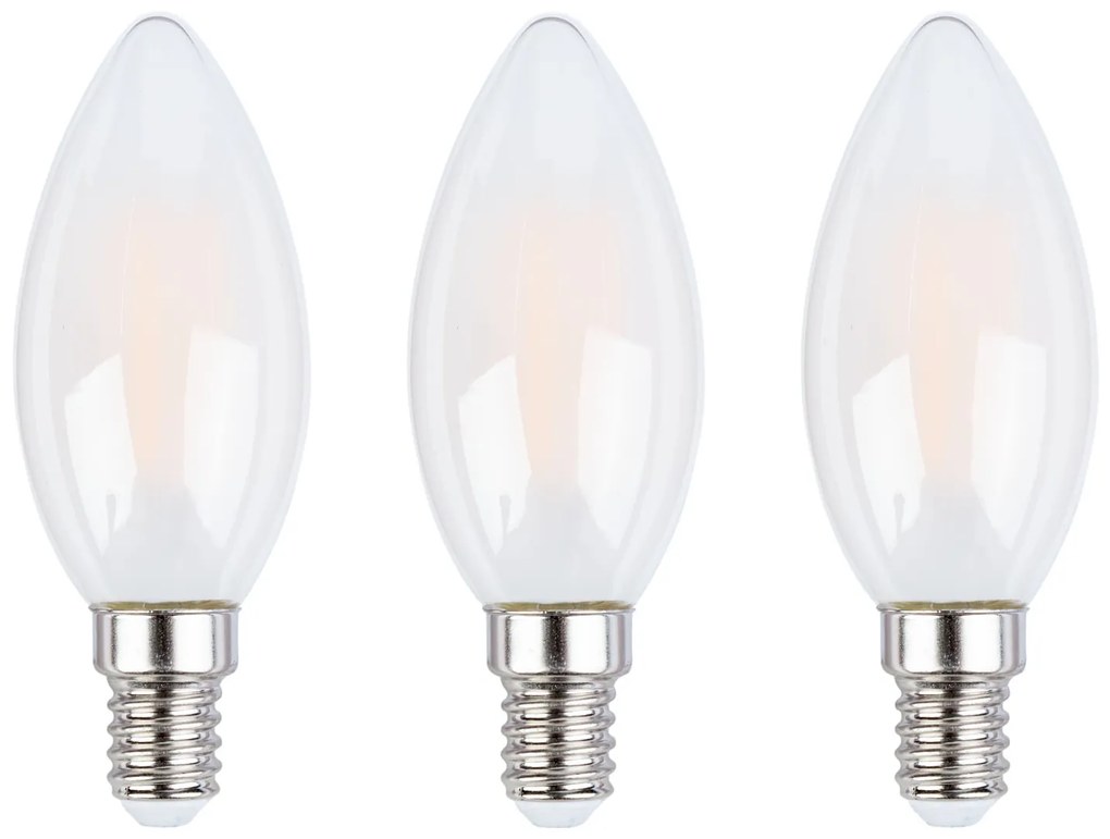 OSRAM Filamentová LED žiarovka (sviečka 40 W E14 FIL, mliečna) (100340588)