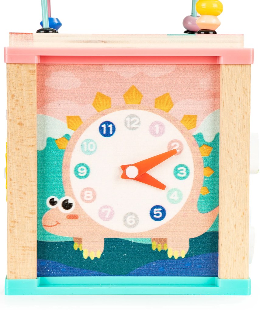 Vzdelávacia drevená kocka, triedička mula ECOTOYS