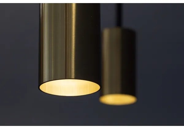 Klausen 111039 - Luster na lanku ARCADE 1xGU10/5W/230V čierna/zlatá