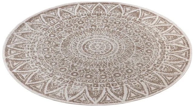 Obojstranný koberec Hanse Home Nora Lilja linen kruh
