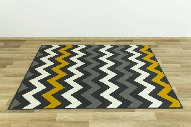 Koberec Luna 503369/89925 Cik cak žltý