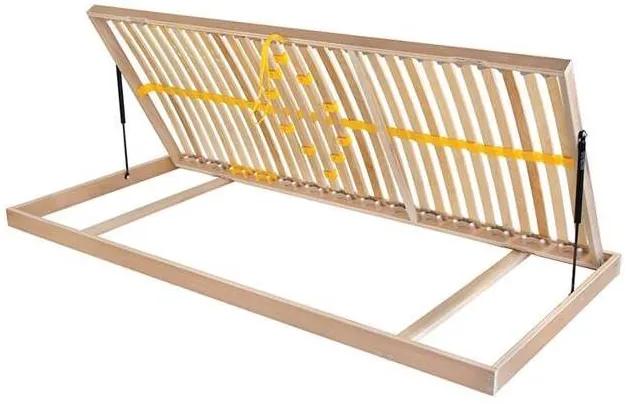 Ahorn DUOSTAR Kombi P PRAVÝ - posteľný rošt výklopný z boku 100 x 195 cm, brezové lamely + brezové nosníky