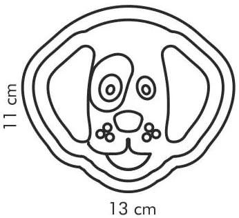 Tescoma Delícia KIDS 630943.00 - Formička psíček DELÍCIA KIDS