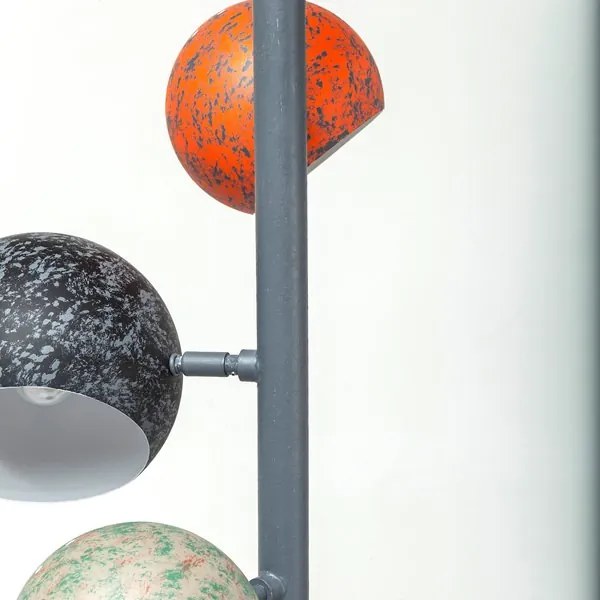 KARE DESIGN Stojaca lampa Calotta Antico 5 svetiel 200 × 40 × 25,5 cm