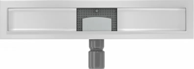 Mexen Flat nerezový sprchový žľab 60 cm - telo žľabu bez krytu, 1015060