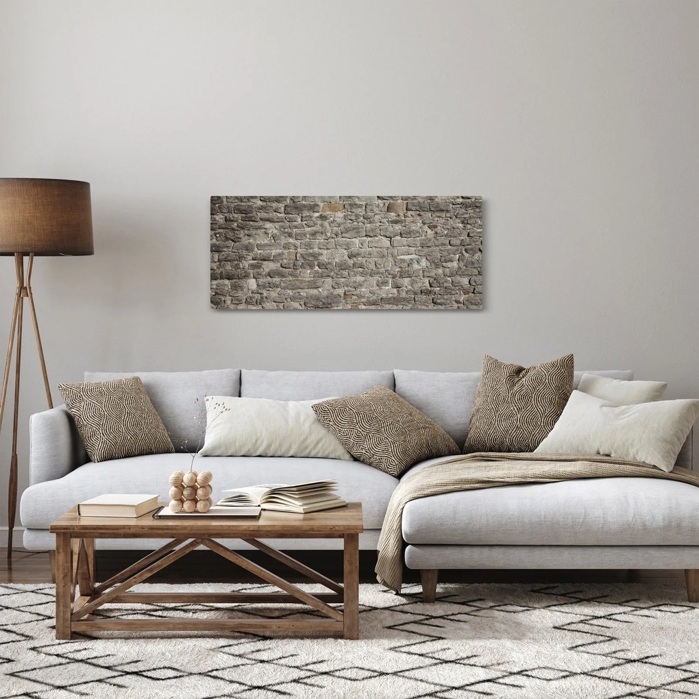 Obraz tehlovej steny (120x50 cm)