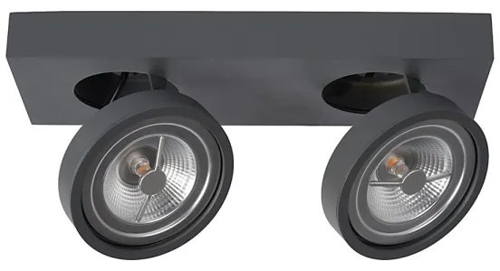 Lucide 09920/20/36 - LED Stmievateľné bodové svietidlo NENAD AR111 2xG53/10W/230V