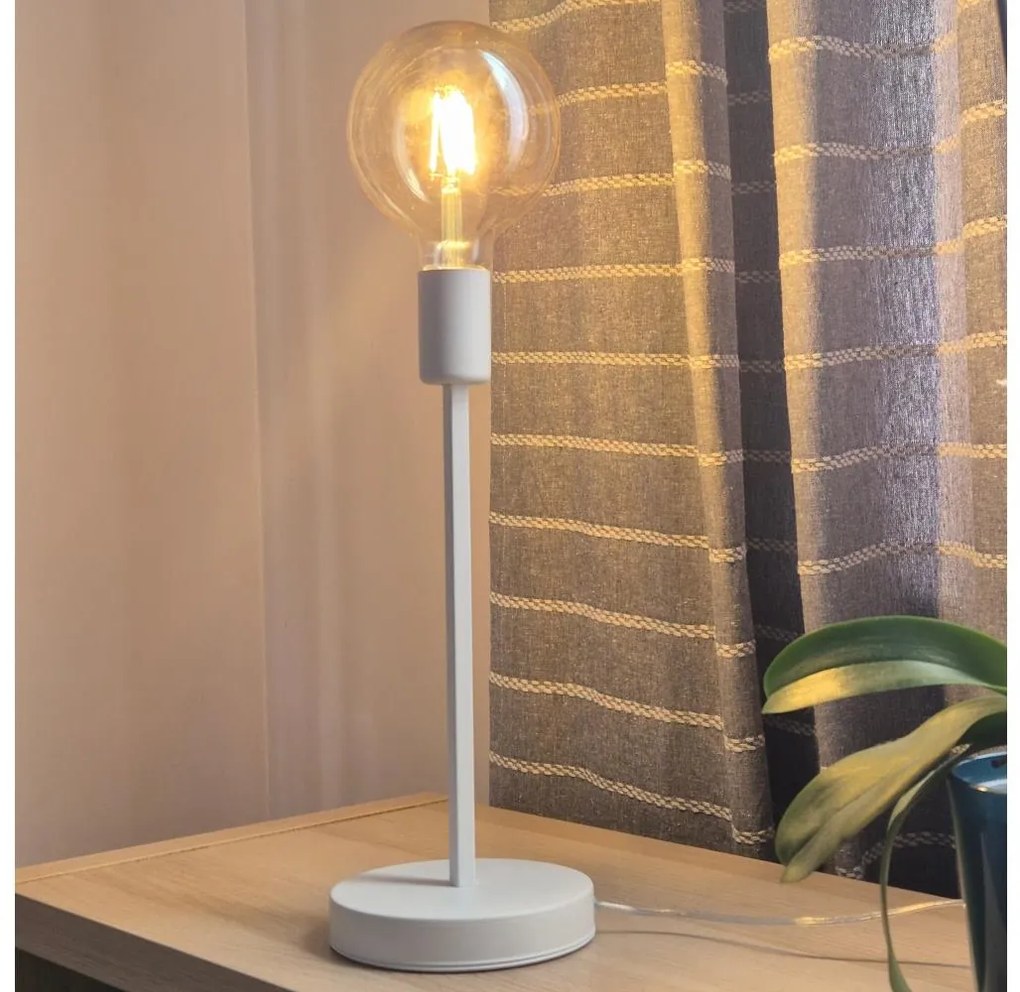 Stolná lampa ASTRID 1xE27/60W/230V biela