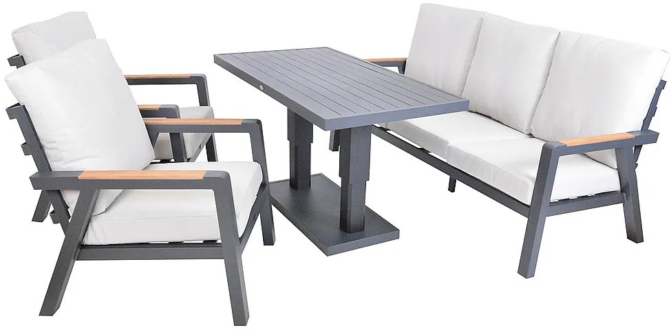 Hliníková zostava HALIFAX pre 5 osôb