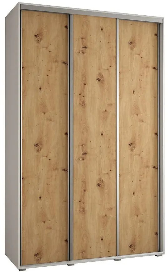 Skriňa 45 Canaris 1 170 biela/artisan/silver