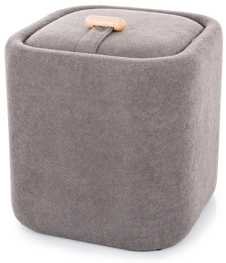 Taburet Nap s úložným prostorem šedý