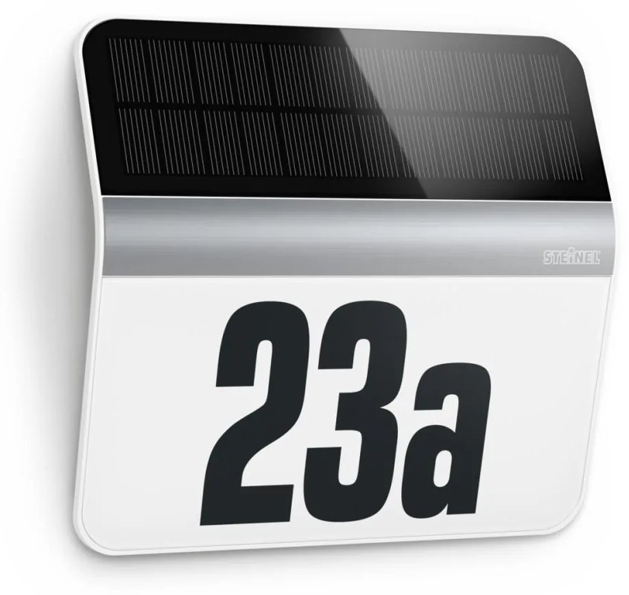 STEINEL 007140 - LED solárne domové číslo XSolar LH-N LED/0,03W nerez IP44
