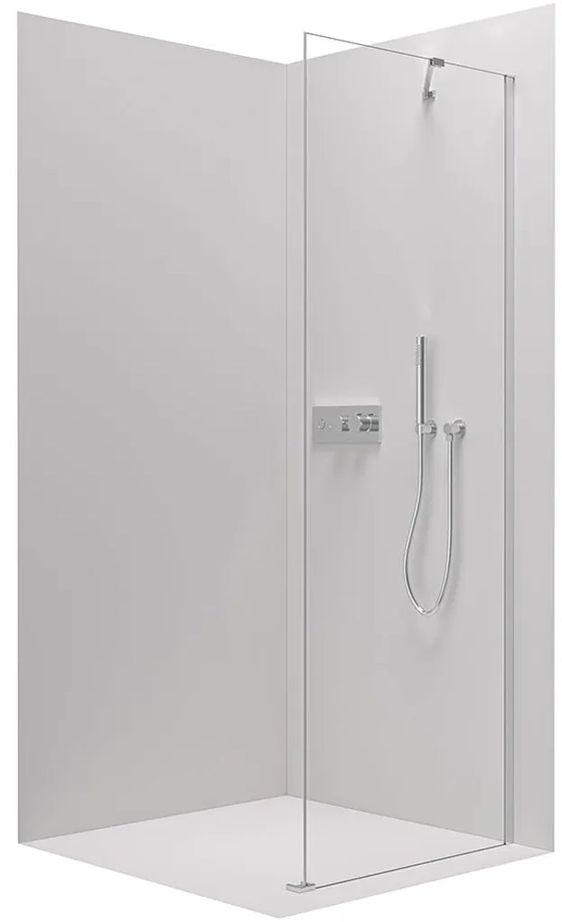 CERANO Cerano, pevná sprchová zástena pre dvere Marino a Volpe 90x190 cm, 6mm číre sklo, chrómový profil, CER-CER-420258