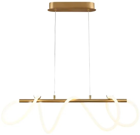 LED Luster na lanku EMMA LED/38W/230V zlatá