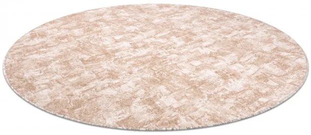 Koberec kruh SOLID béž 30 BETON