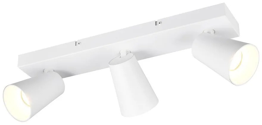 Biele bodové svietidlo ø 8 cm Sharp – Trio