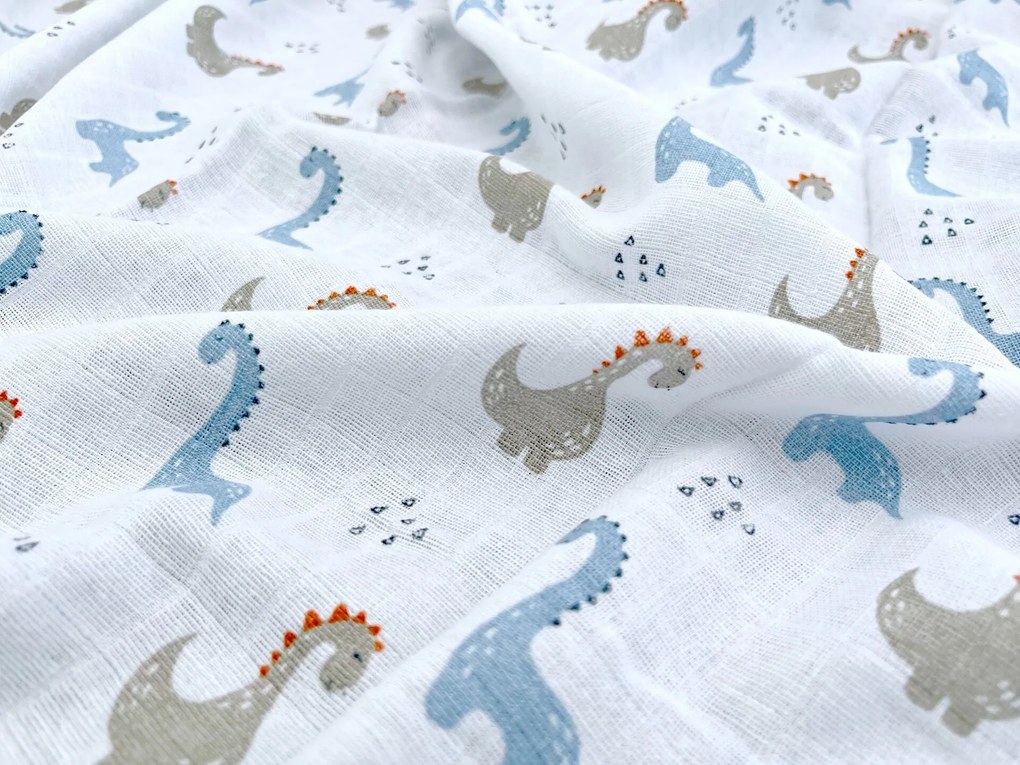 Bavlnená plienka Dino | 90x100