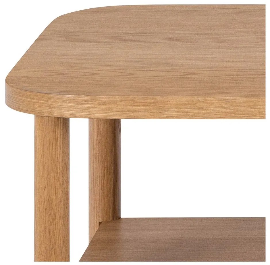 Konferenčný stolík v dekore duba v prírodnej farbe 50x150 cm Banbury – Actona