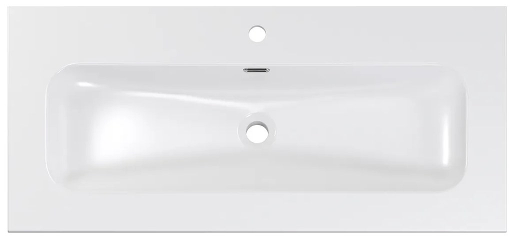 Keramické umývadlo Fly 100-46 DP biele