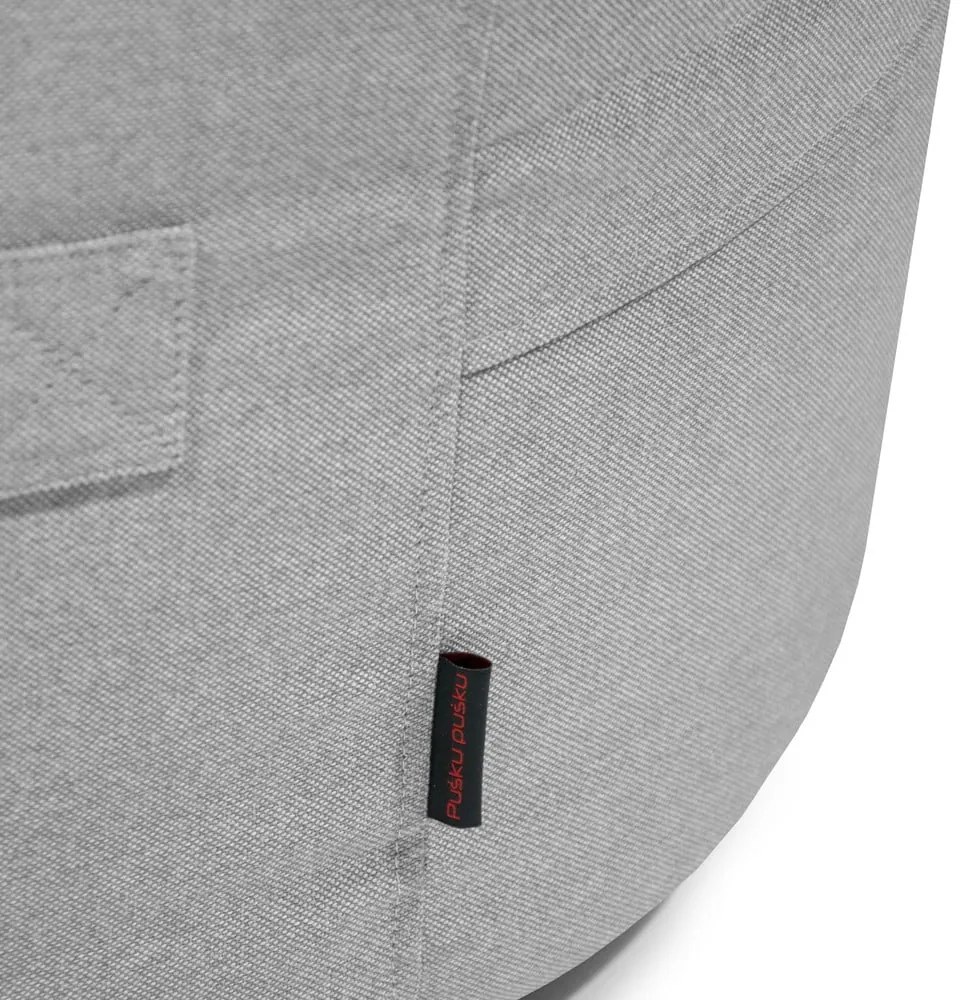 Sivobéžový detský sedací vak Roll 80 – SLOWDOWN