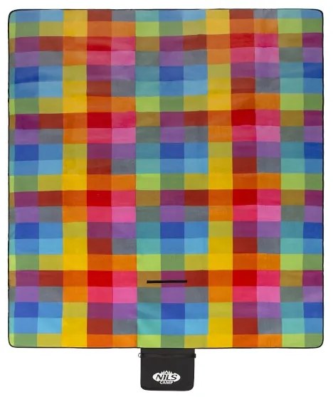 Pikniková deka 200 x 250 cm NILS Camp NC2221 - kocky