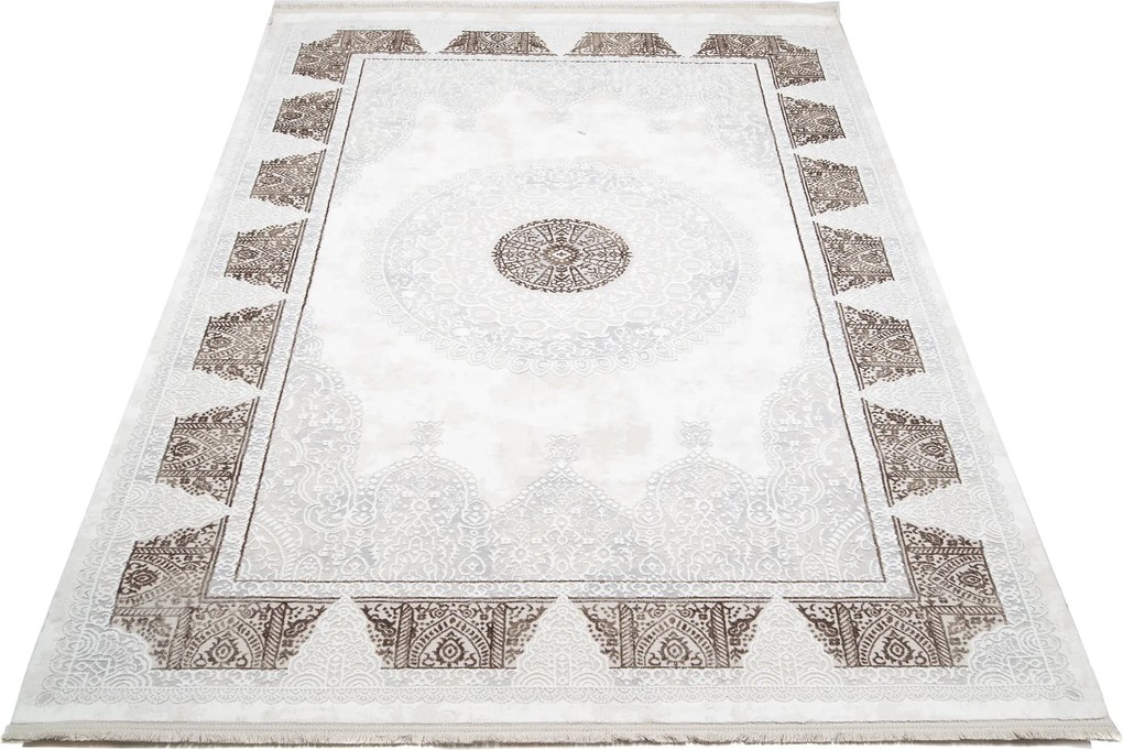 TA Koberec N761A SH_CREAM L_BROWN SAHARA Rozmer: 300x400 cm