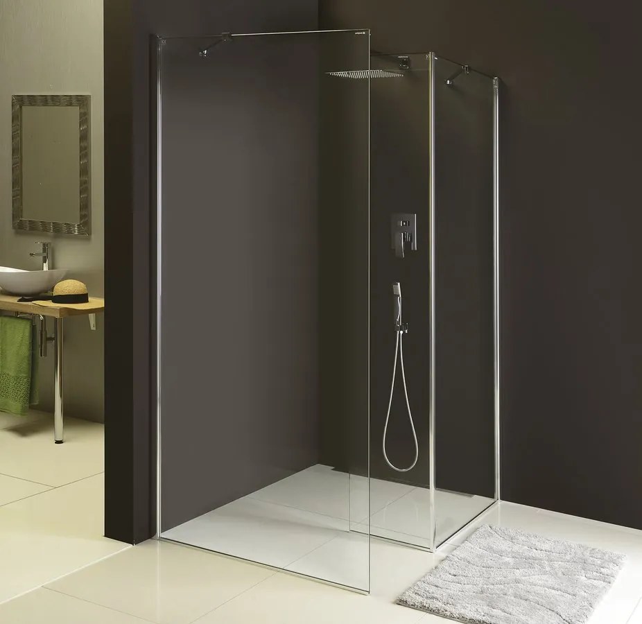 Polysan Polysan, MODULAR SHOWER prídavný panel na inštaláciu na stenu modulu 2, 1200 mm, pravý, MS2B-120R