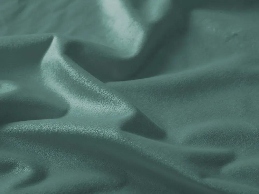 Biante Zamatový obdĺžnikový obrus Velvet Premium SVP-022 Ľadovo zelený 100x140 cm