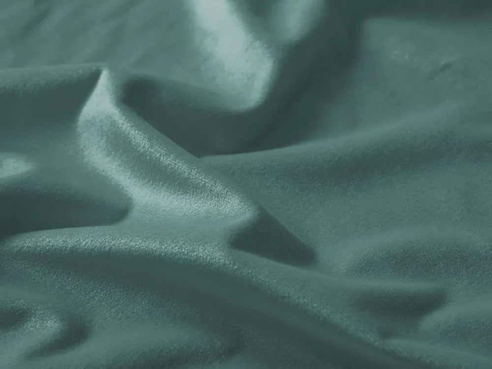 Biante Zamatový oválny obrus Velvet Prémium SVP-022 Ľadovo zelený 140x200 cm