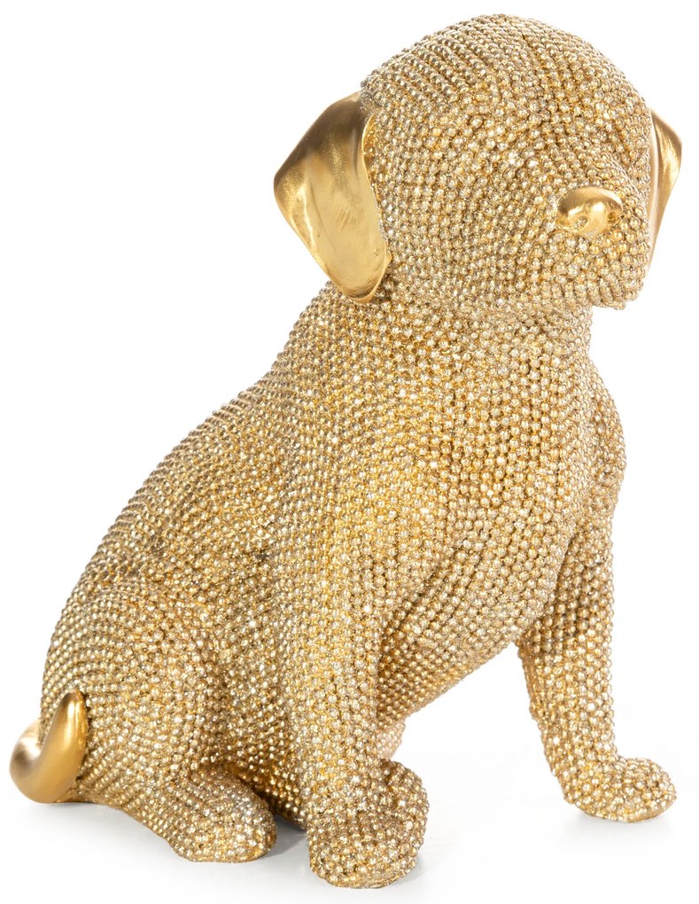 DEKORAČNÁ SOŠKA ELDO 14X9X16 CM ZLATÁ