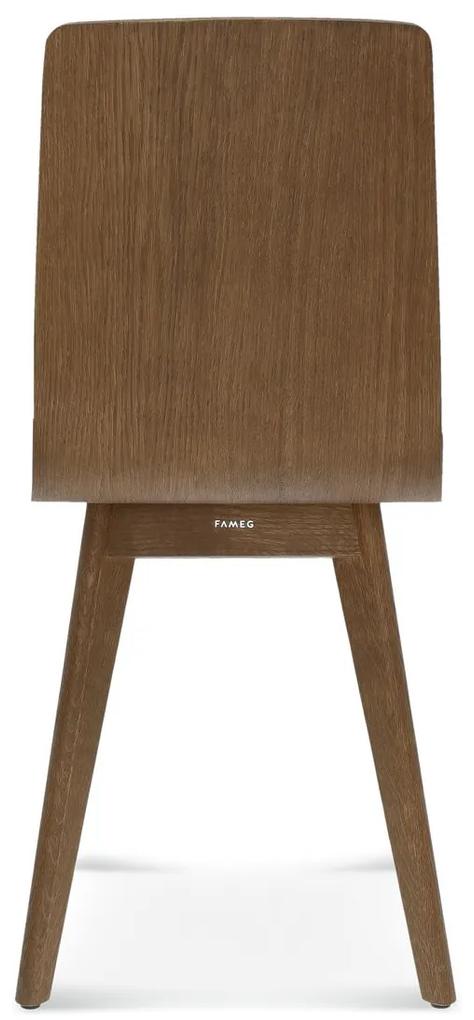FAMEG Cleo - A-1601 - jedálenská stolička Farba dreva: buk premium, Čalúnenie: látka CAT. D