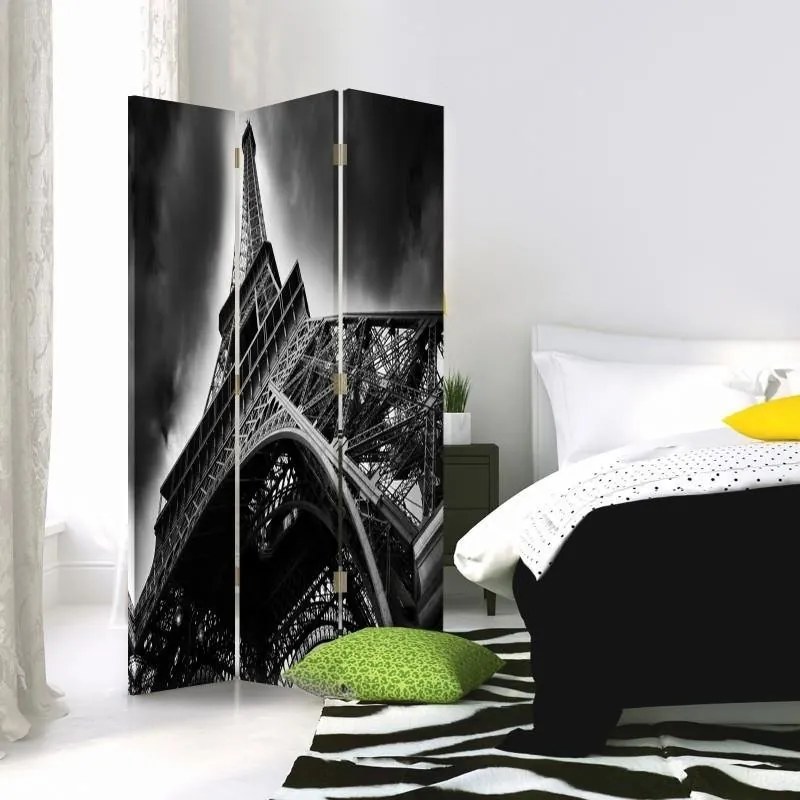 Gario Paraván Eiffelova veža z pohľadu žaby Rozmery: 180 x 170 cm, Prevedenie: Otočný paraván 360°