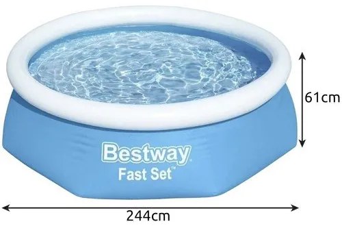 Bestway 57448 Samostavací bazén 244 x 61 cm