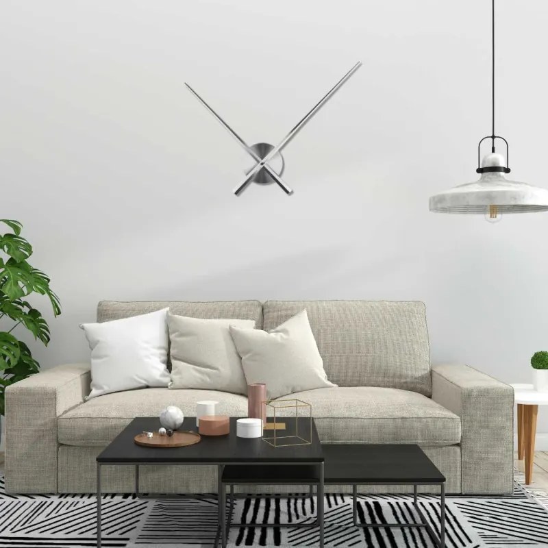 Moderné dizajnové nástenné hodiny | SENTOP CLOCK-HANDS-LARGE-METAL