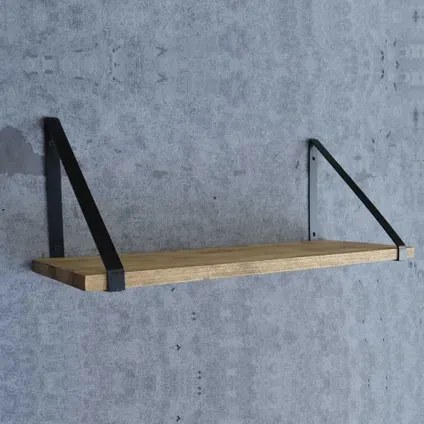 Tutumi Tutumi, sada 3 drevených poličiek na stenu 15x50x18cm, 322182, REA-070101