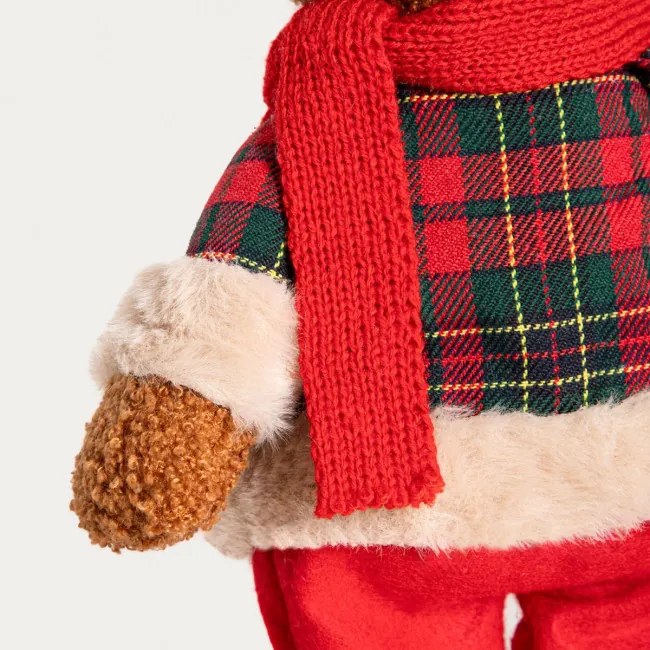 Vianočná dekorácia TARTAN medvedík 752261