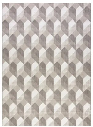 Koberec Floorlux sizal flat 48624/686 3D kocky