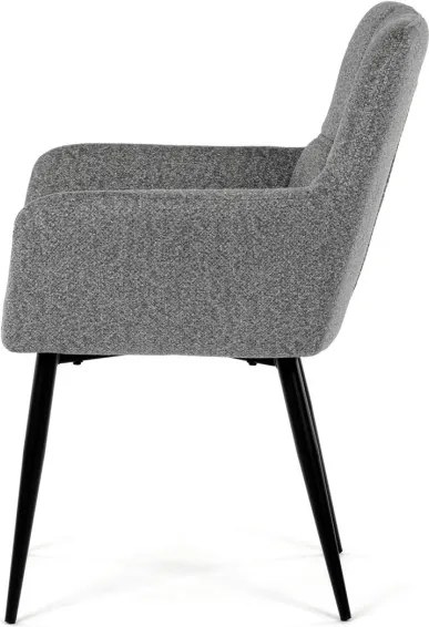 Jedálenská stolička sivá DCH-P3146 SIL2